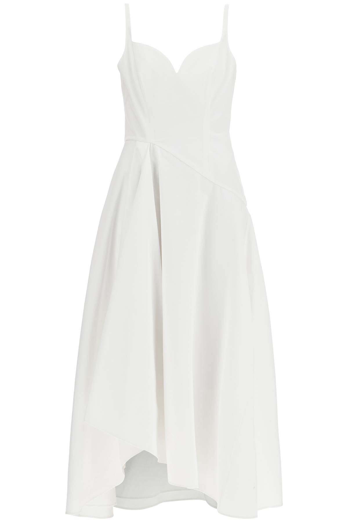 midi dress with sweetheart neckline