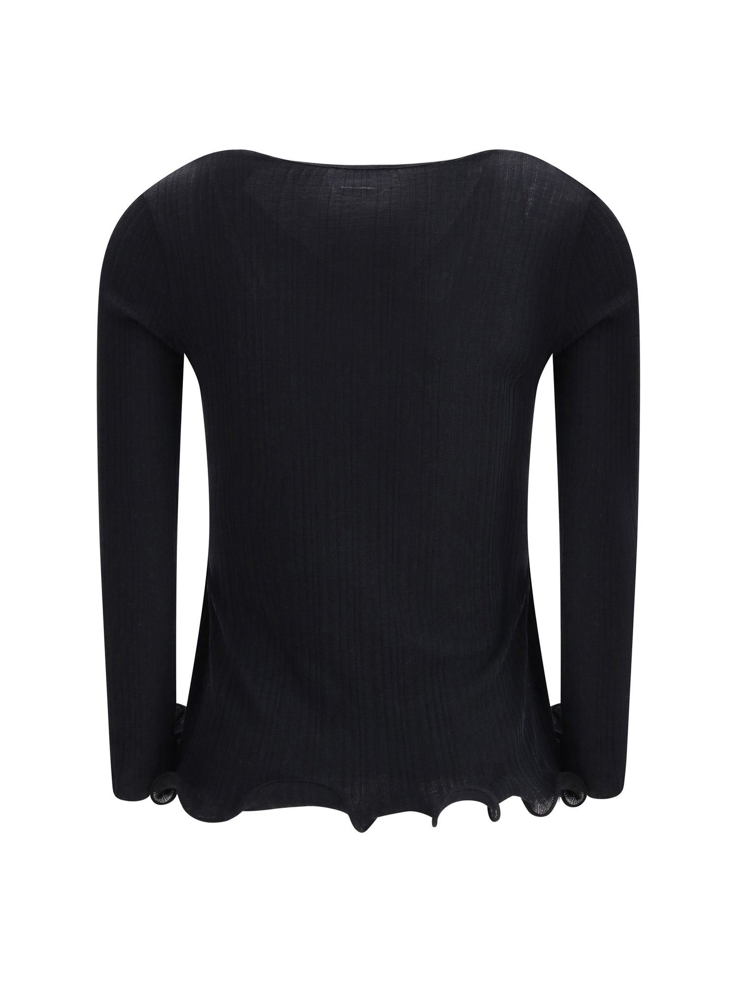 FENDI L long-sleeved virgin wool top