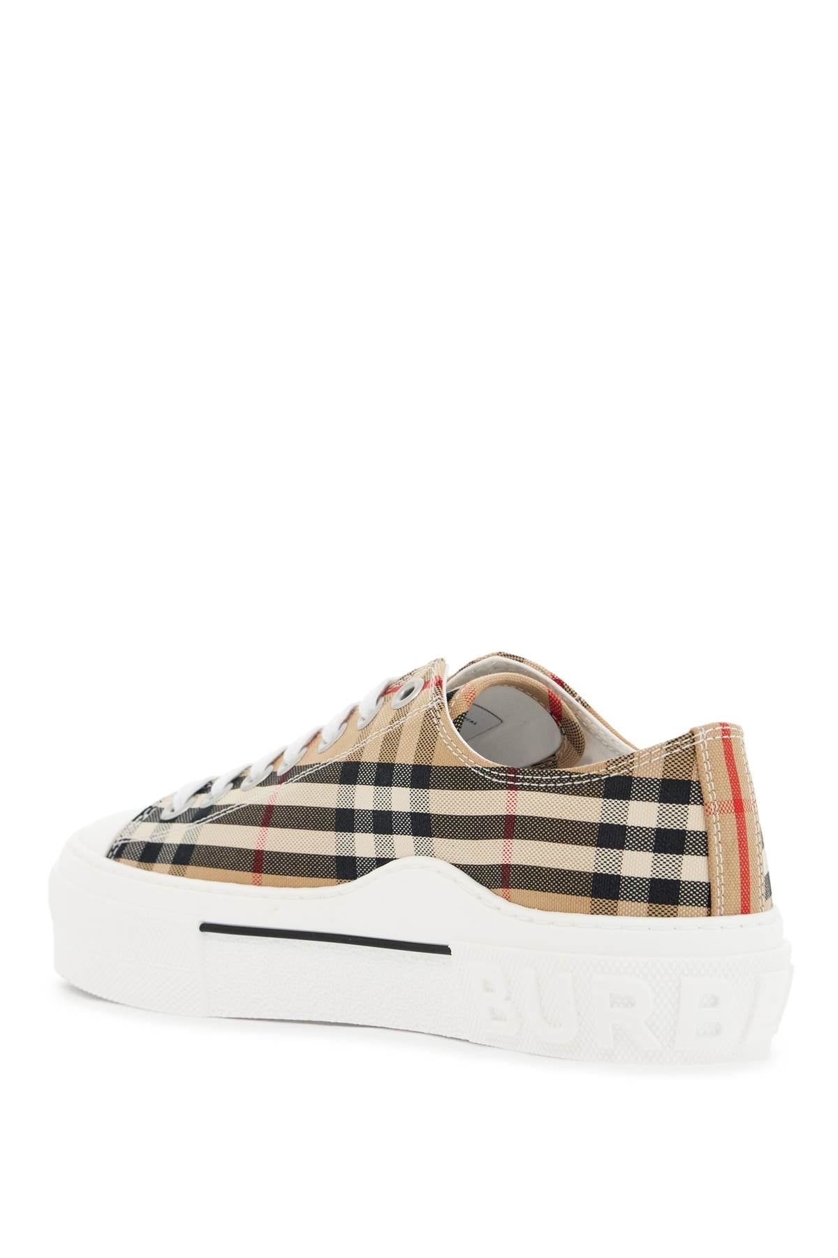 low vintage check sneakers