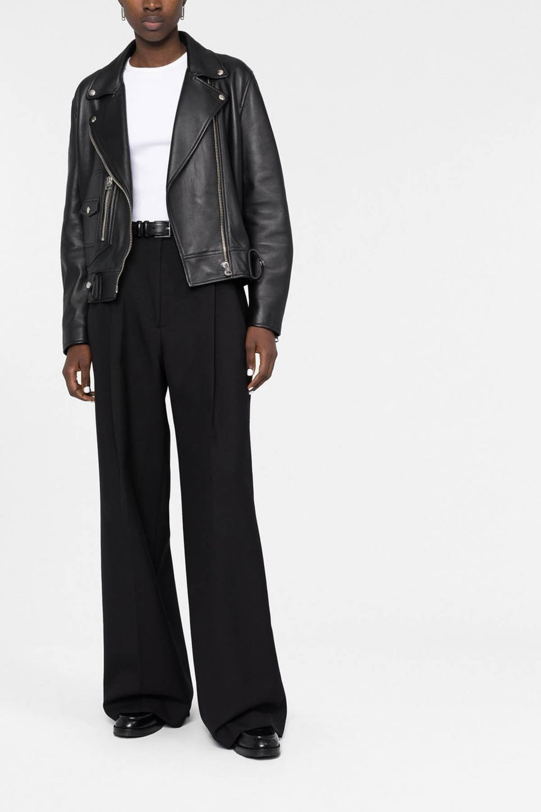 BURBERRY 4 madge wool wide leg pants