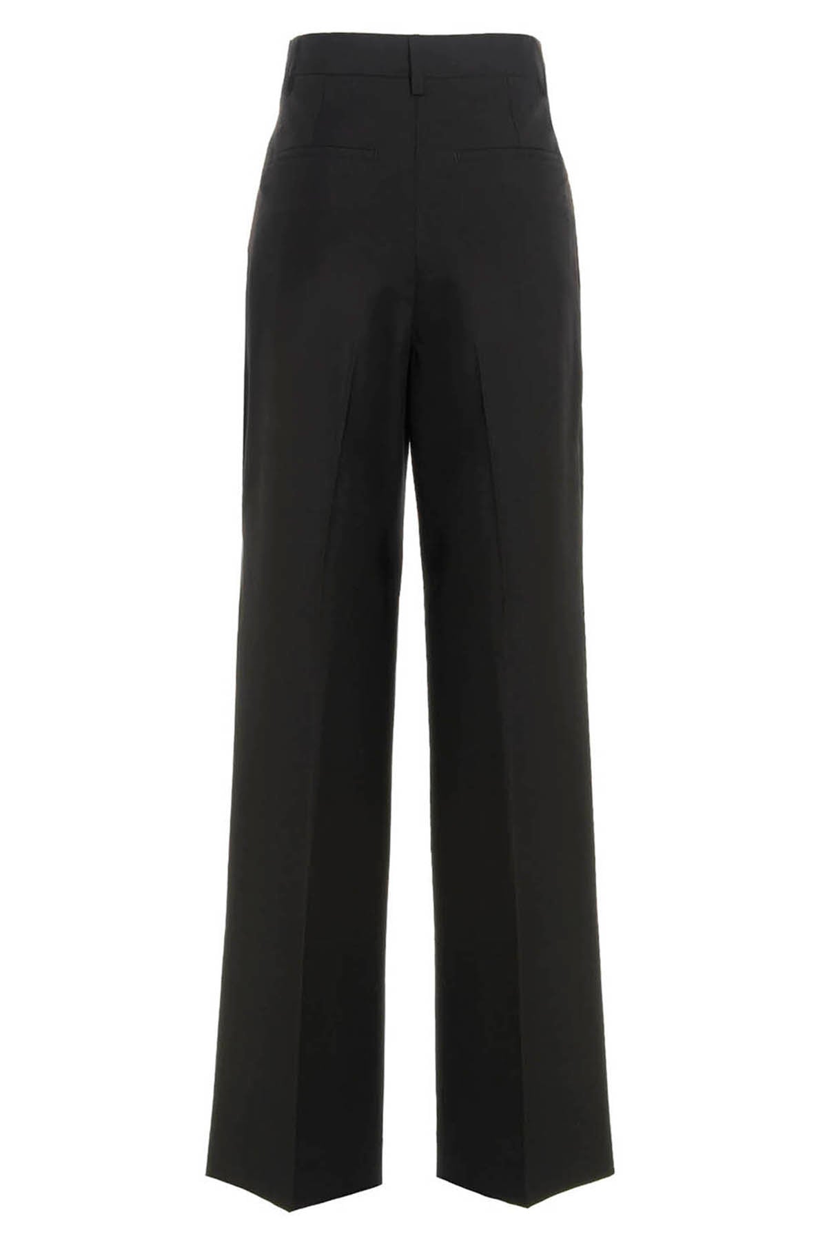 madge wool wide leg pants