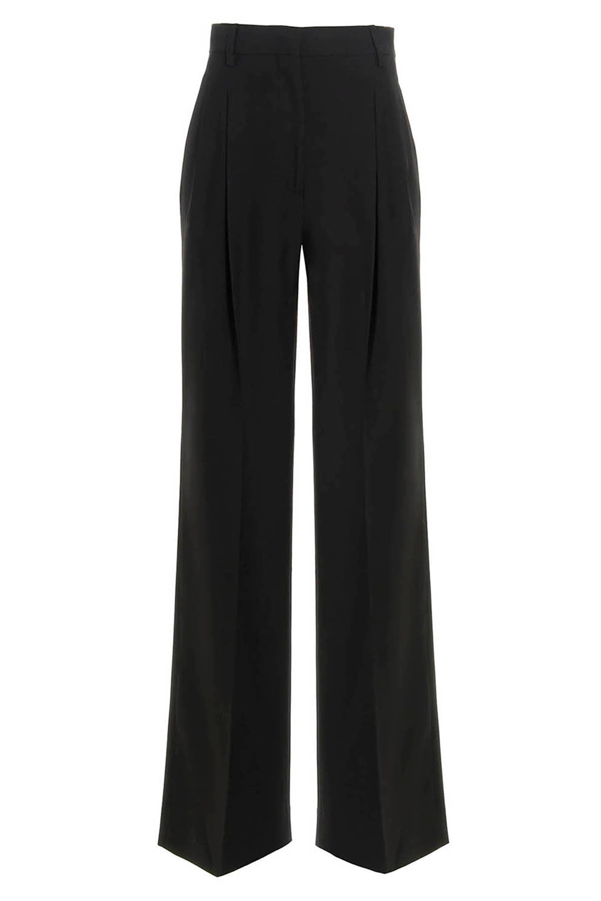 madge wool wide leg pants
