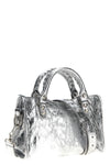 arena metallic le city mini lambskin handbag