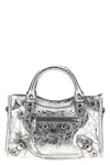 arena metallic le city mini lambskin handbag