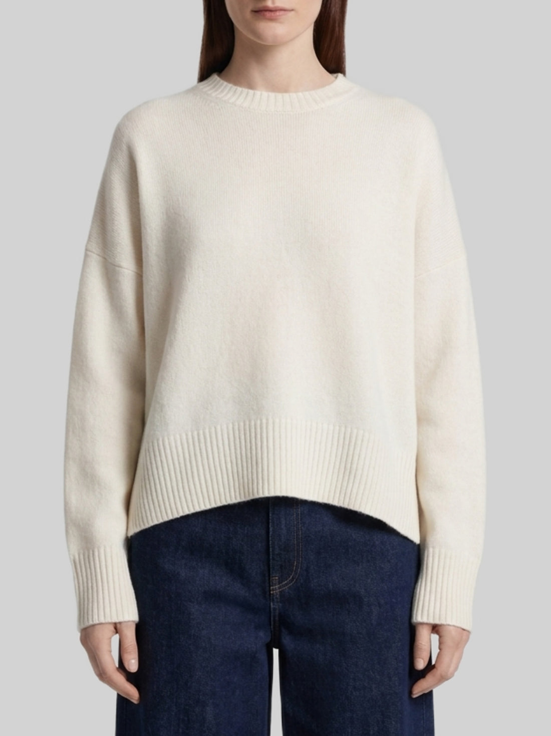LOULOU DE SAISON M ivory anton sweater 