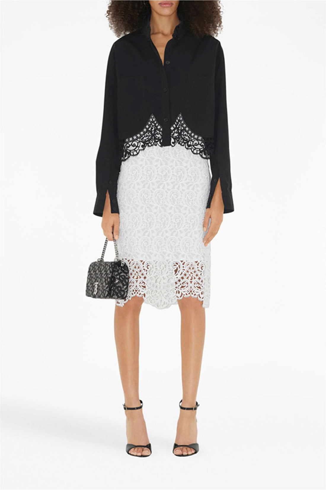 BURBERRY 6 lace skirt