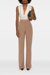 silk crêpe pants