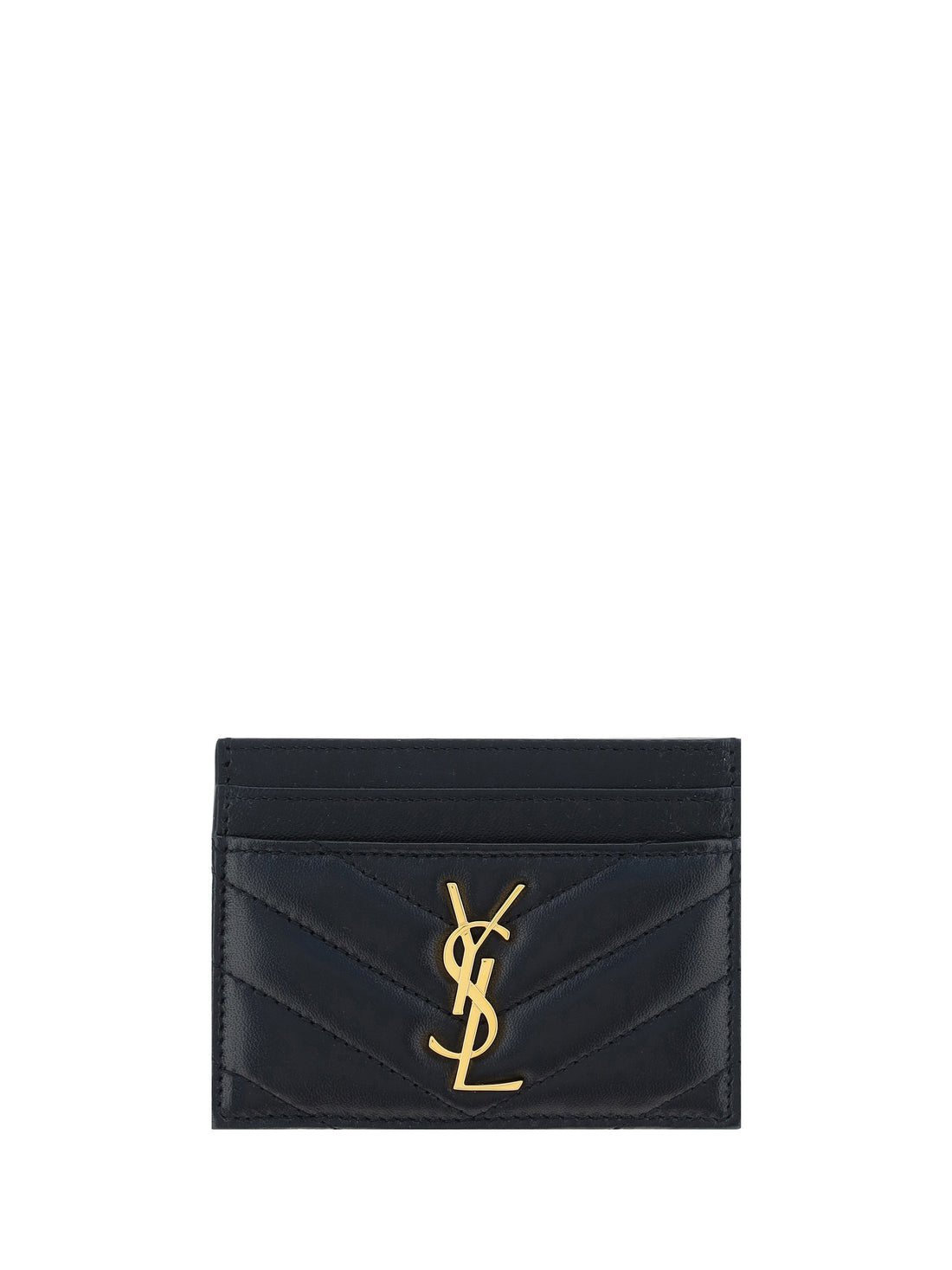 SAINT LAURENT OS lambskin card holder