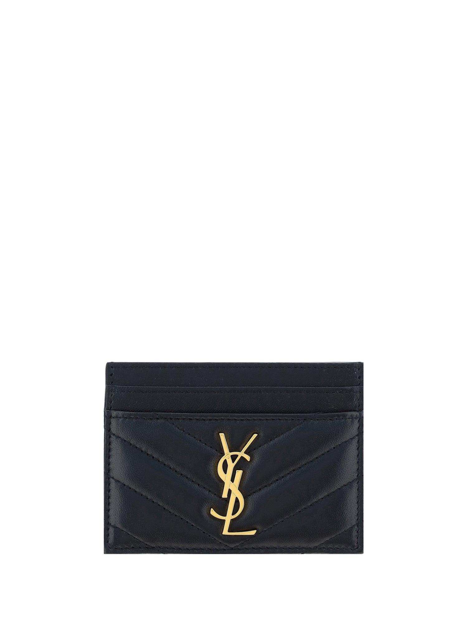 SAINT LAURENT OS lambskin card holder