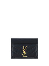 SAINT LAURENT OS lambskin card holder