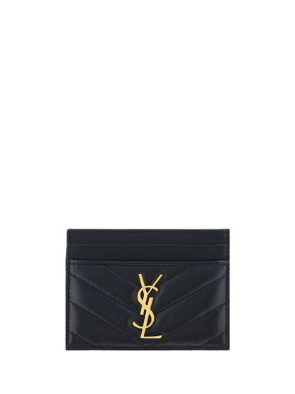 SAINT LAURENT OS lambskin card holder