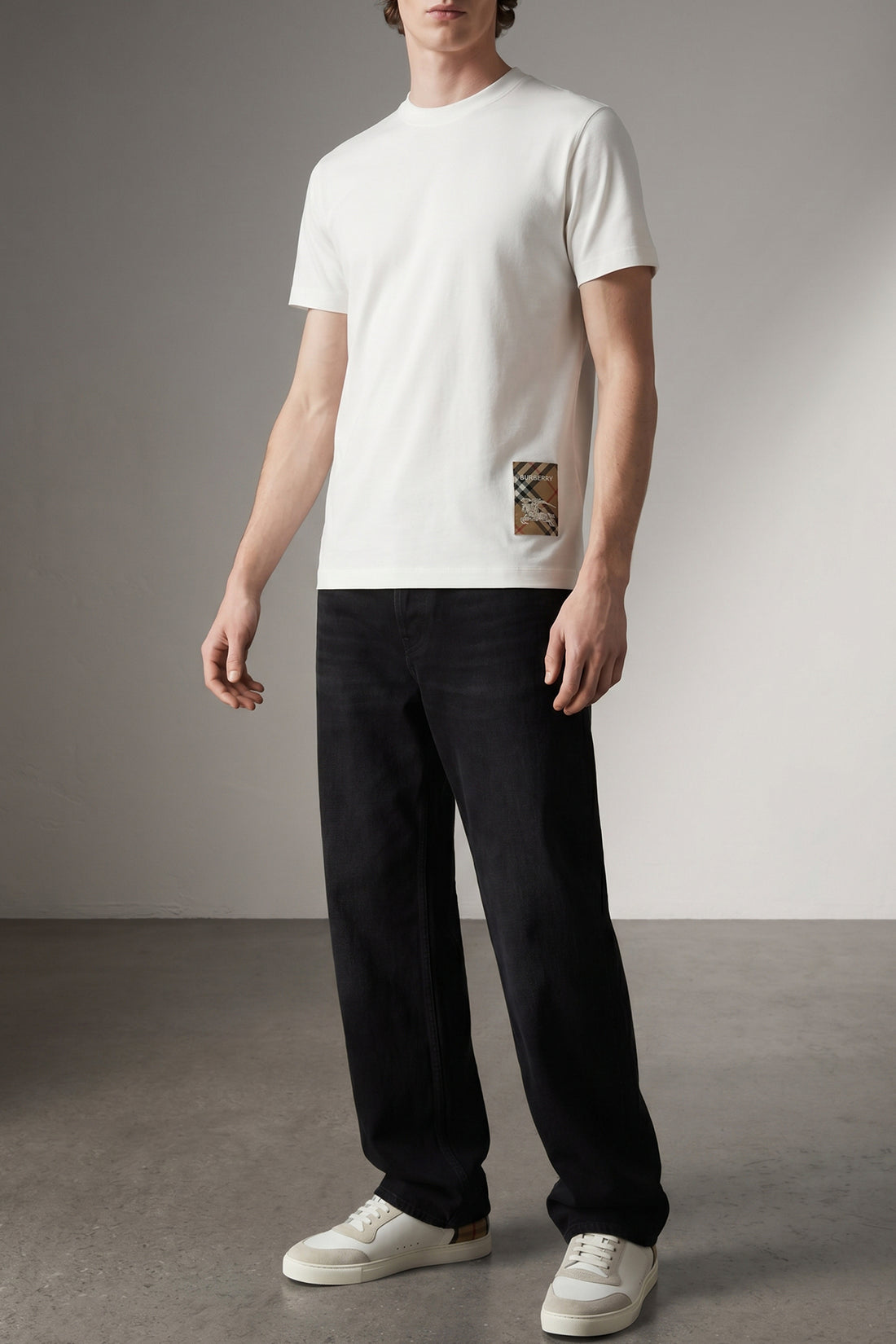 BURBERRY 40 leather
