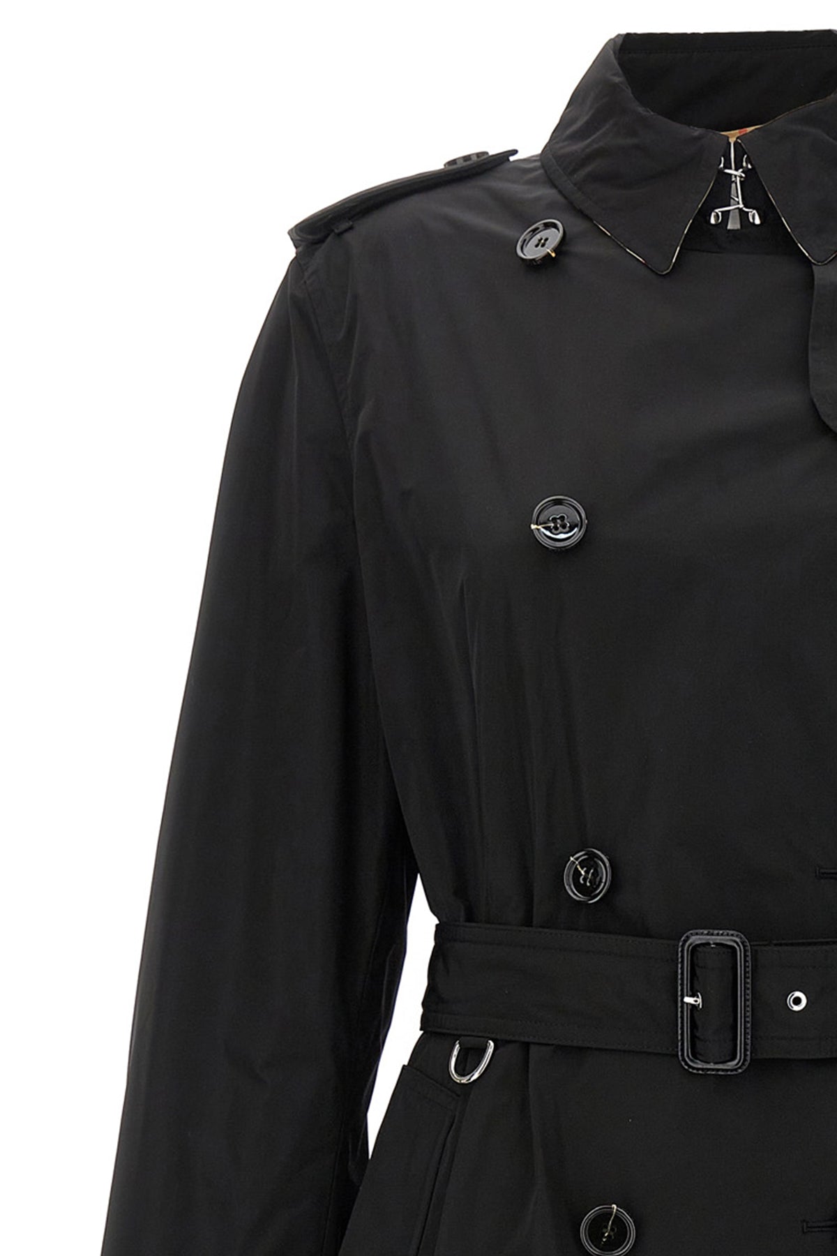 kensington double-breasted cotton trench coat