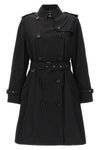 kensington double-breasted cotton trench coat