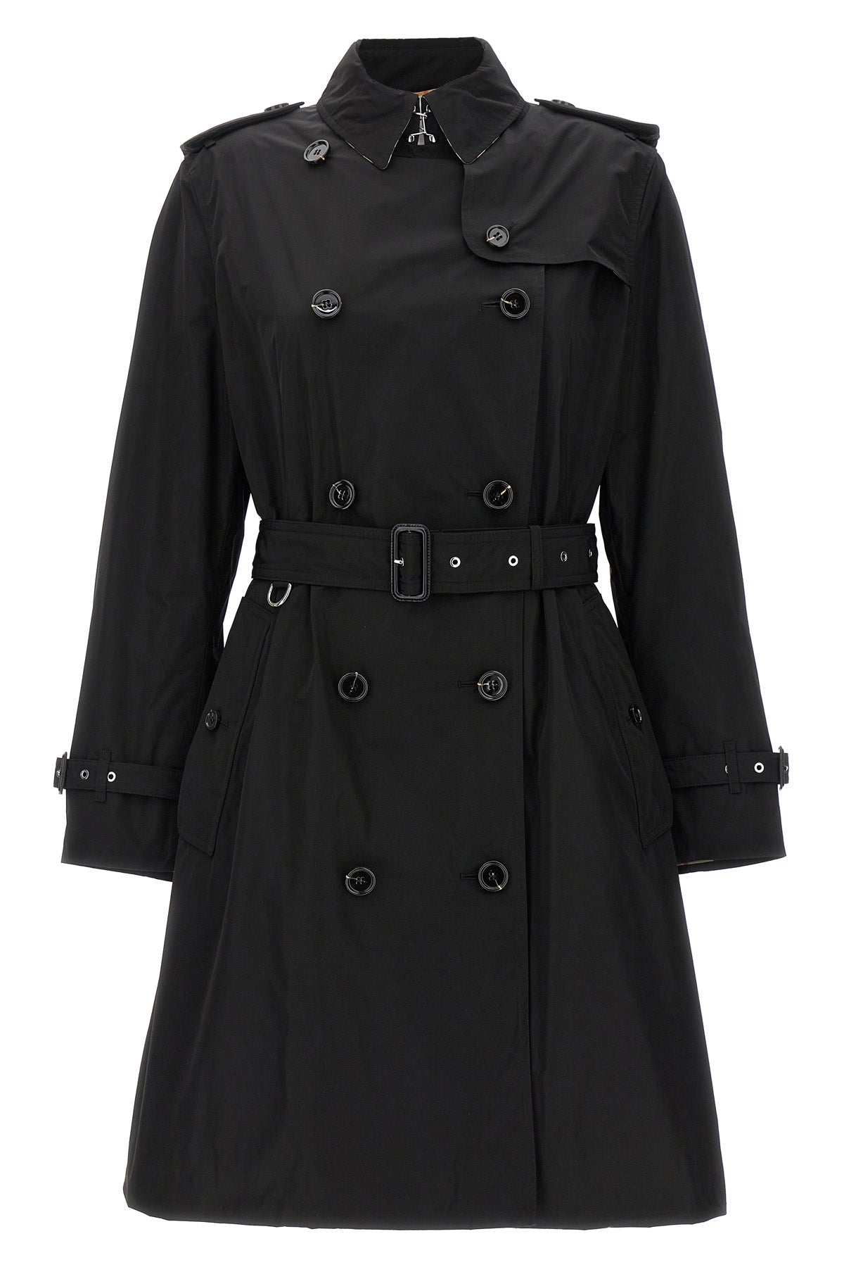 kensington double-breasted cotton trench coat