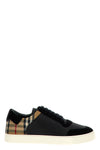 leather and suede sneakers