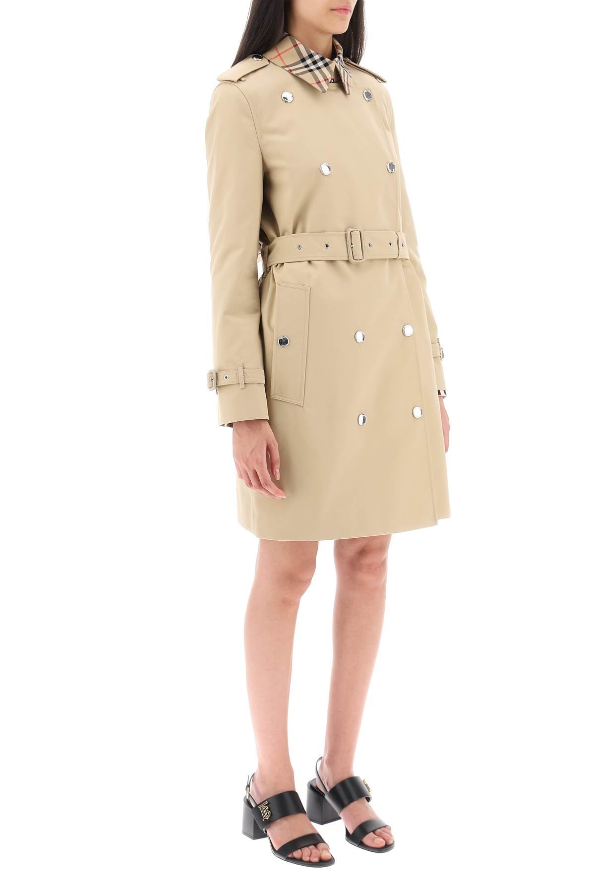 montrose double-breasted trench coat