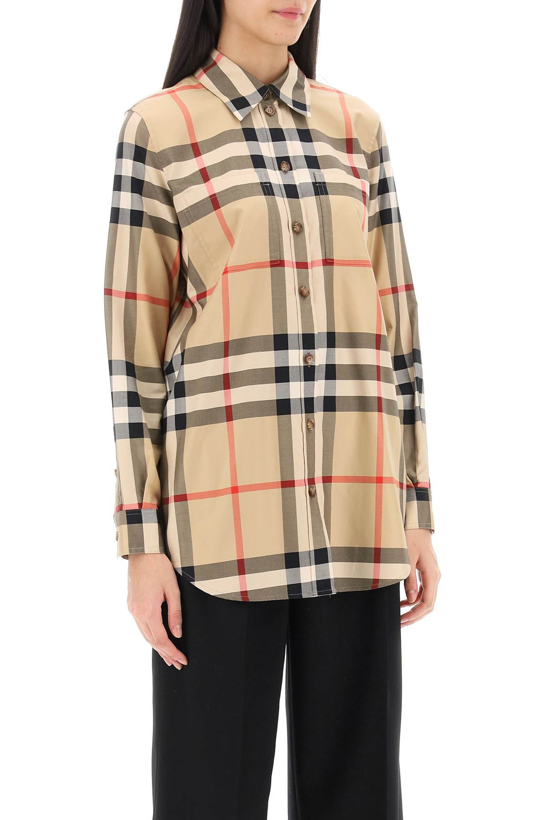 paola check shirt