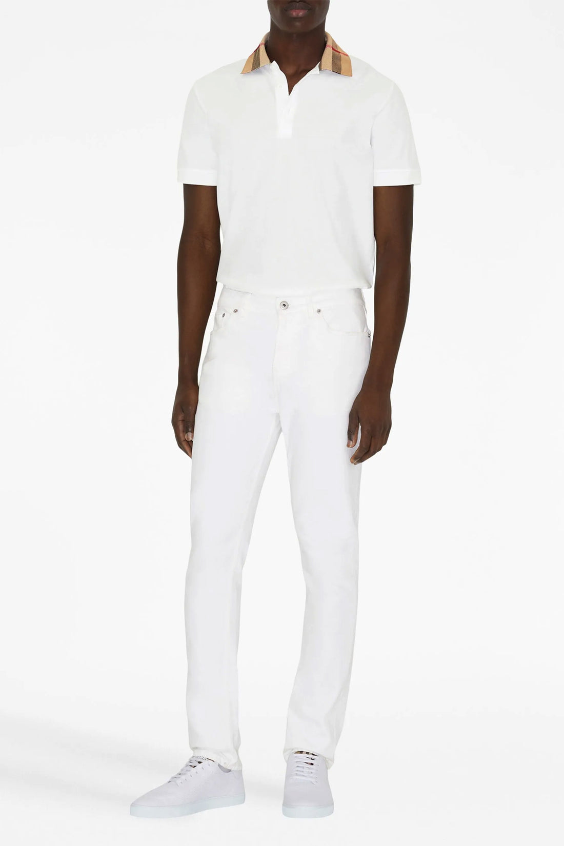 BURBERRY S cody piquet cotton polo shirt