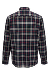 check print cotton shirt