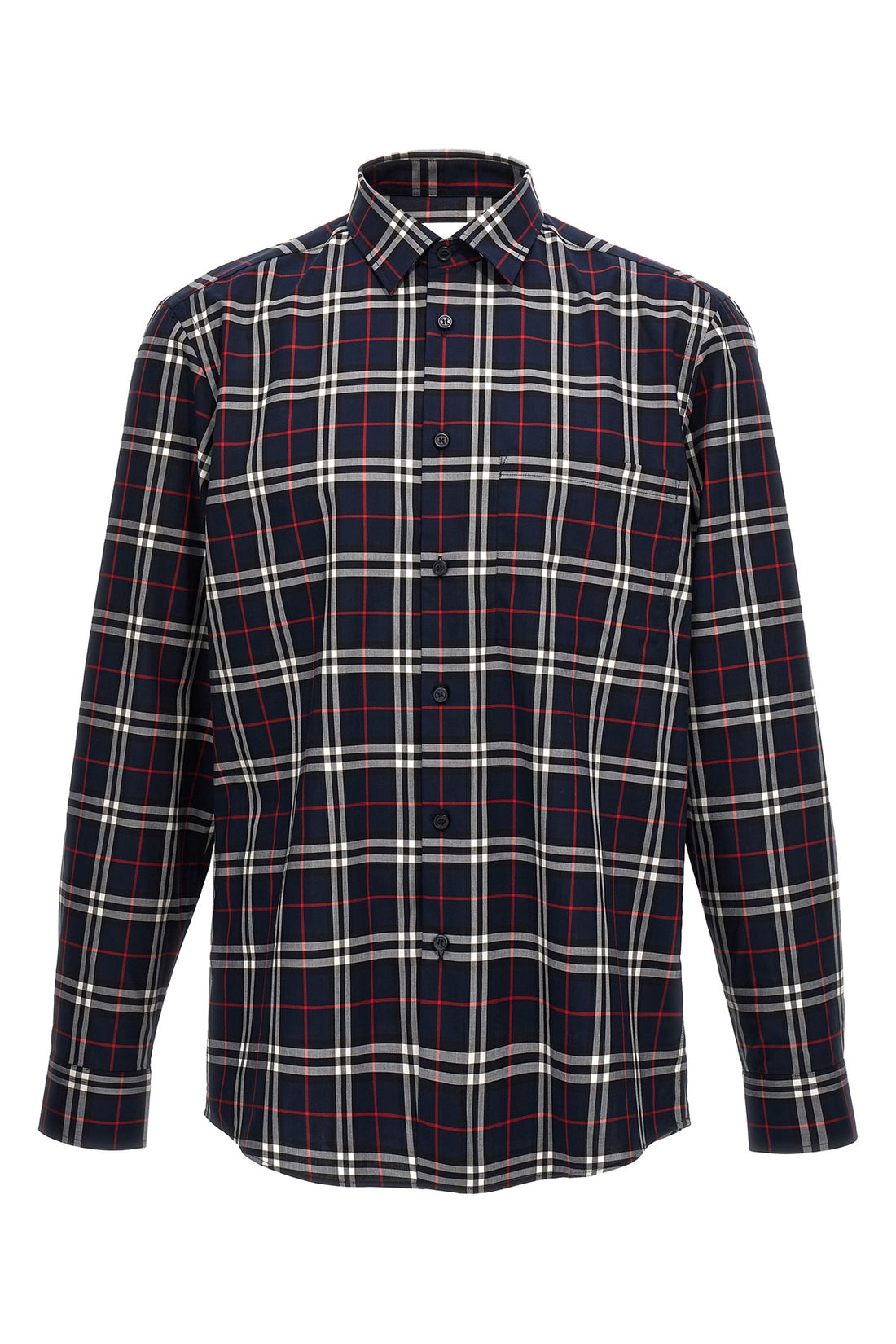 BURBERRY XS check print cotton shirt