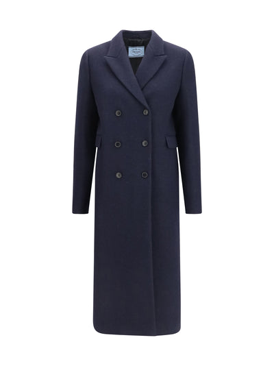 shetland wool double breasted coat