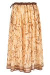 midi skirt indra ramie tie dye pattern