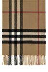 burberry check print cashmere scarf