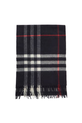 check cashmere scarf