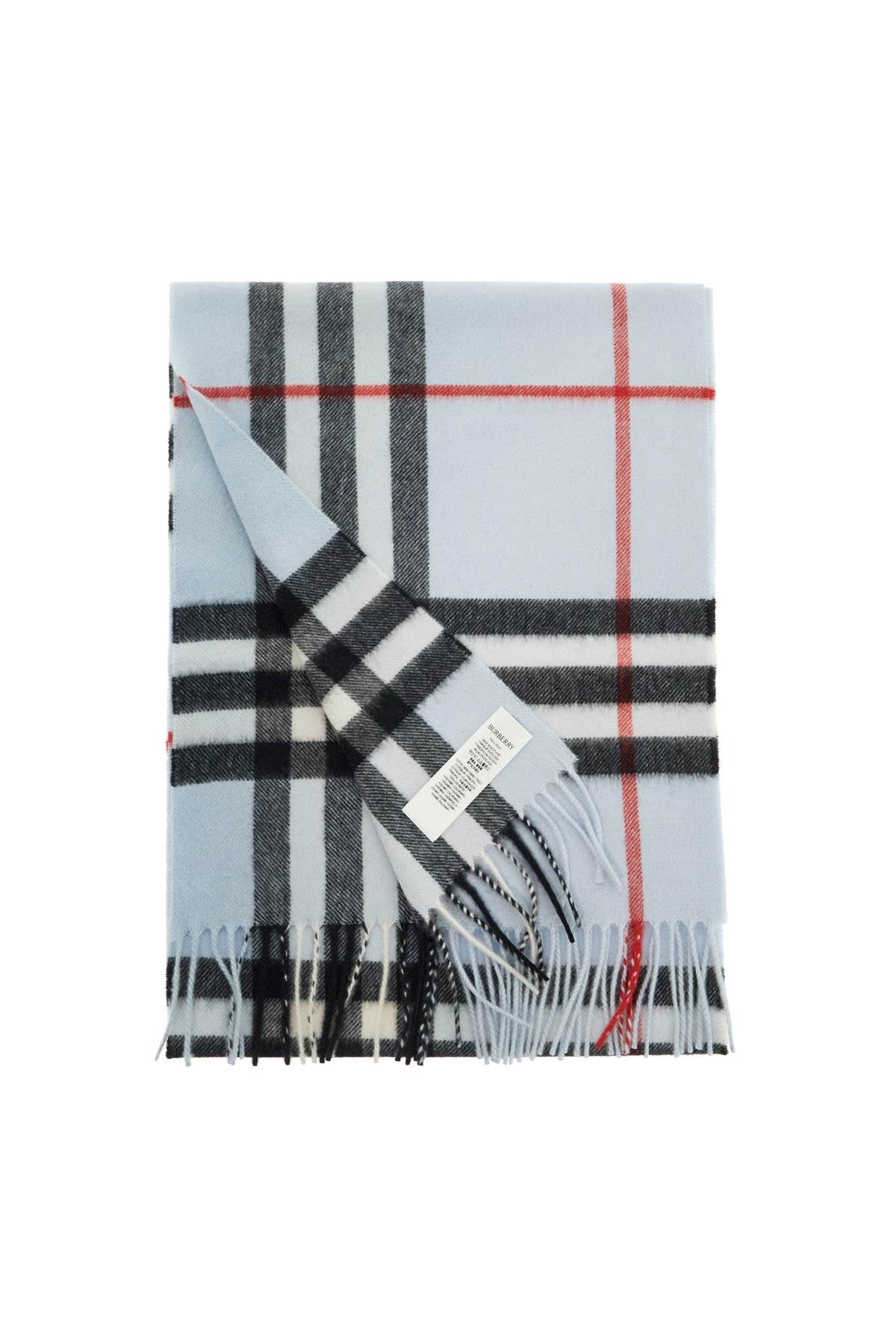 check cashmere scarf