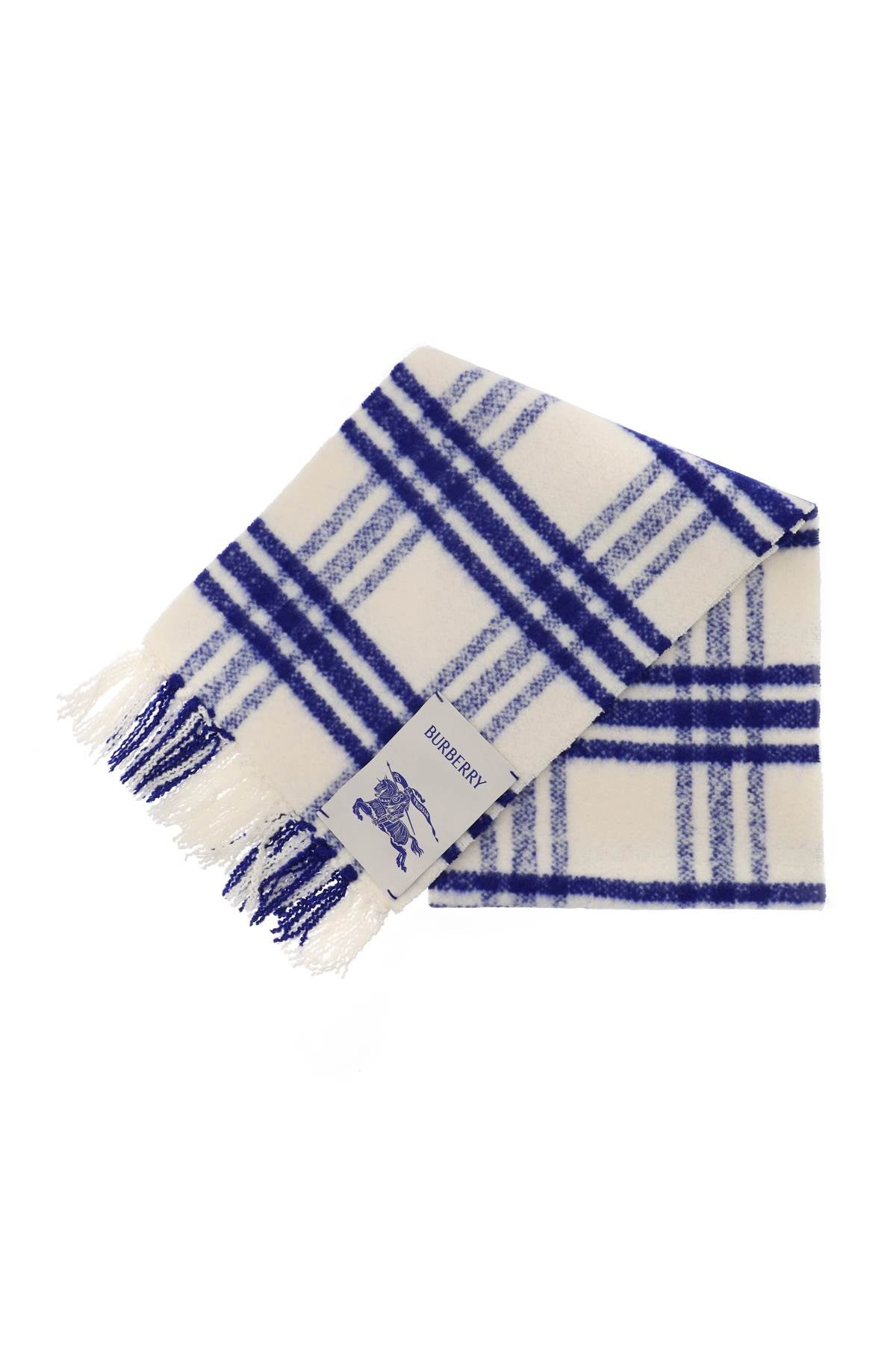 check wool scarf