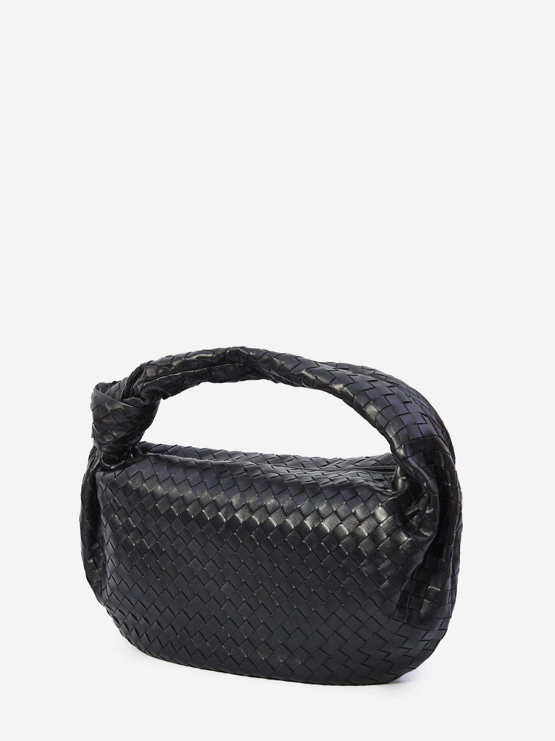 BOTTEGA VENETA OS medium jodfie bag in black