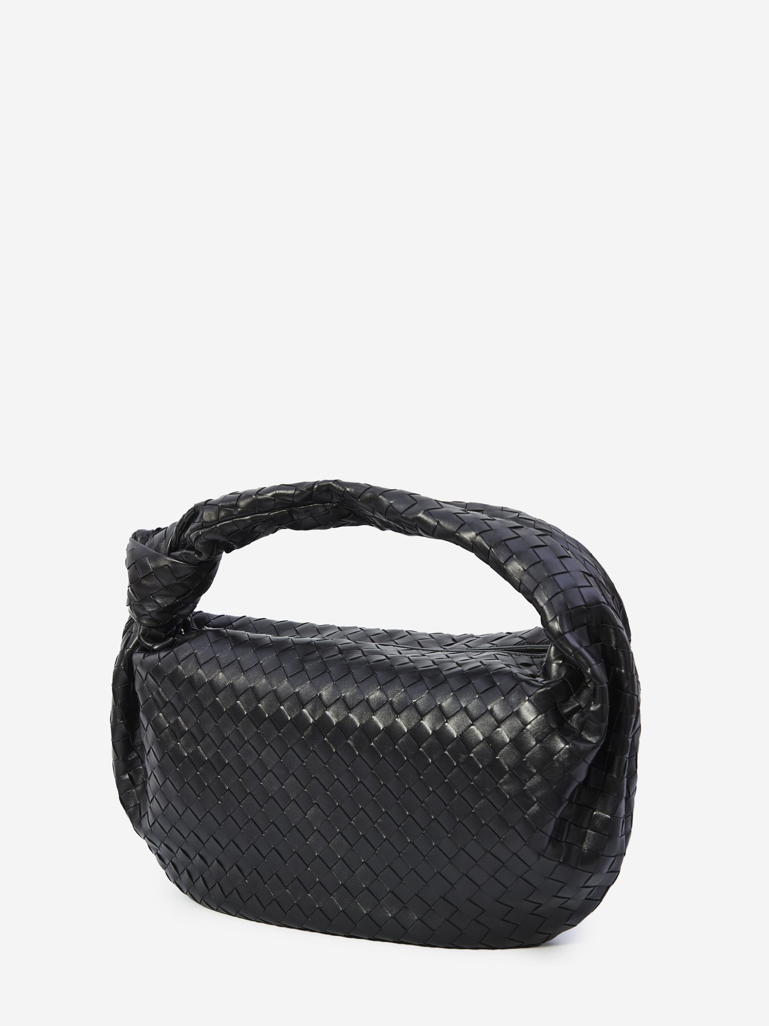 BOTTEGA VENETA OS medium jodfie bag in black