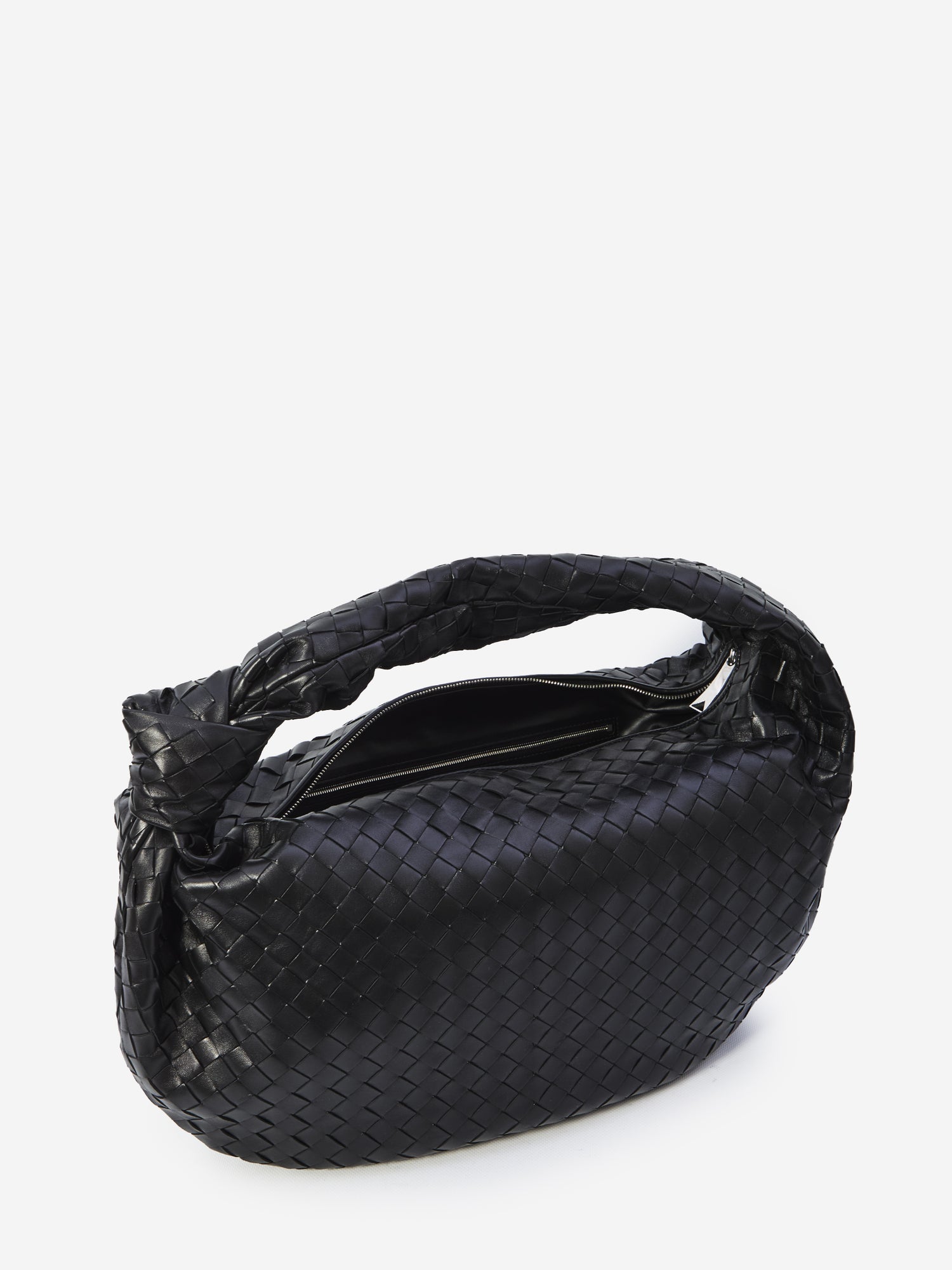 BOTTEGA VENETA OS medium jodfie bag in black