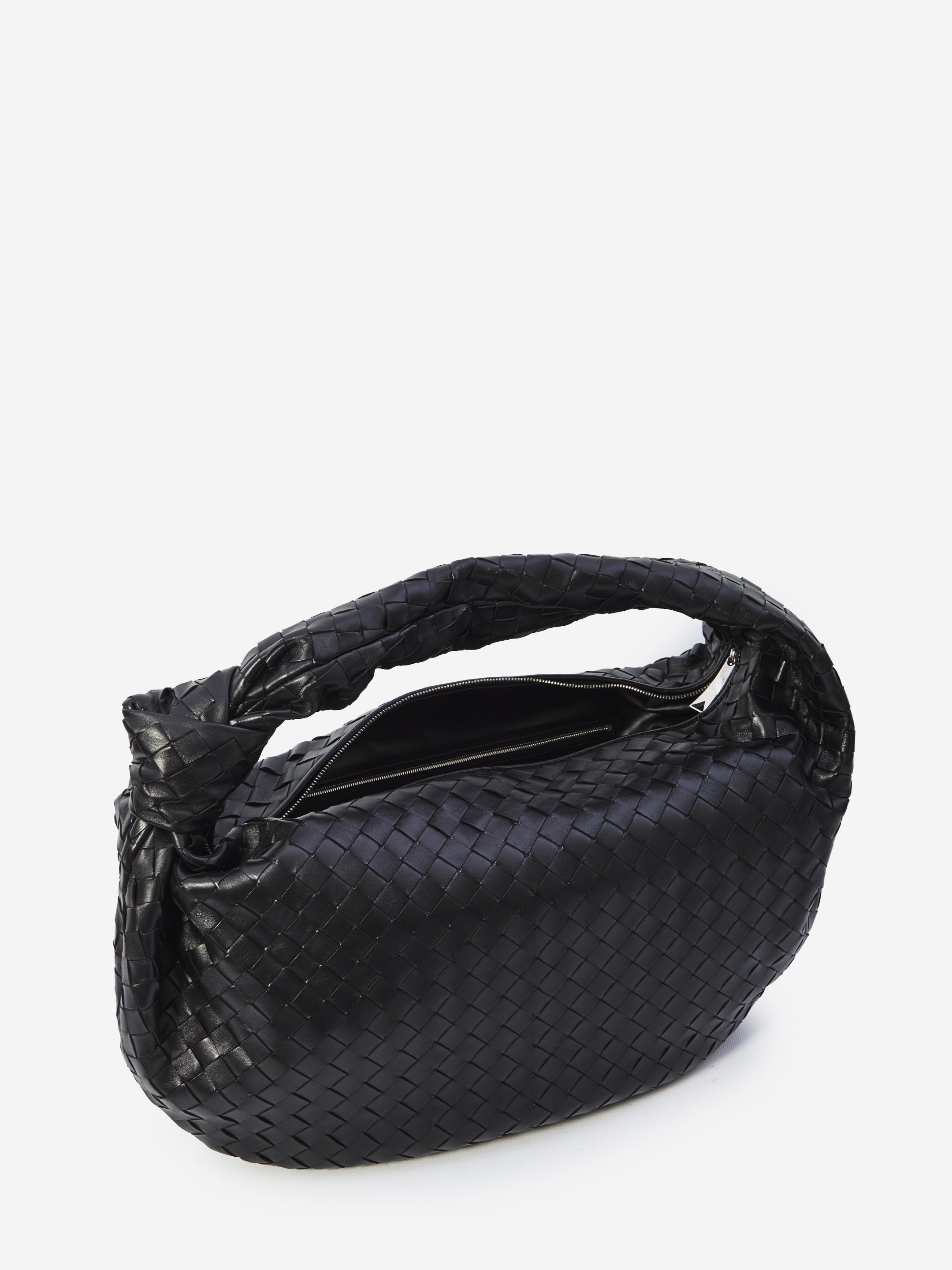 BOTTEGA VENETA OS medium jodfie bag in black
