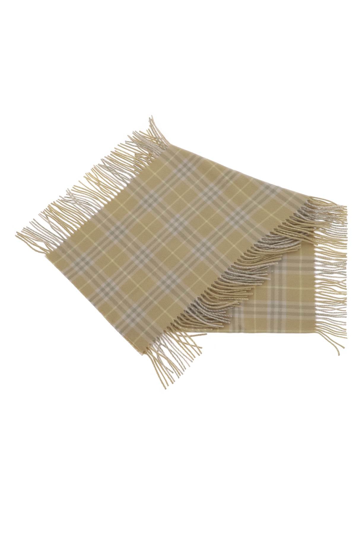 check cashmere scarf