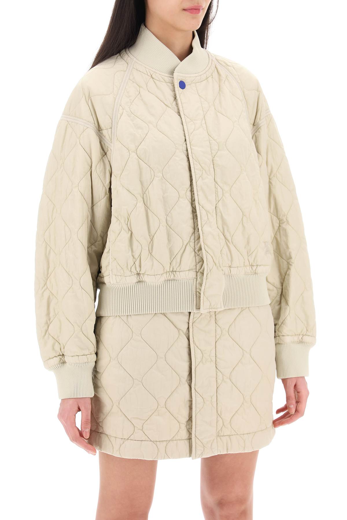 quilted bomber jacket