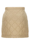 quilted nylon skirt