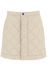 quilted mini skirt