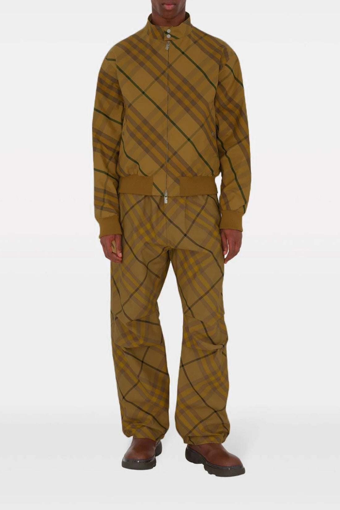 BURBERRY 48 check-print cotton jacket