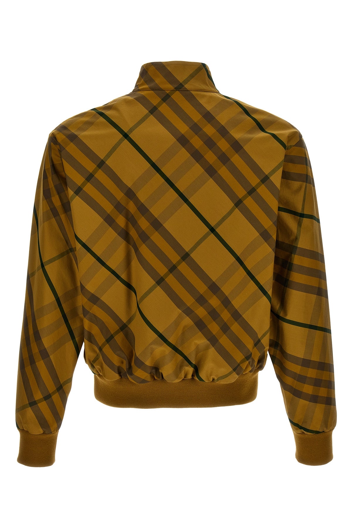 check-print cotton jacket