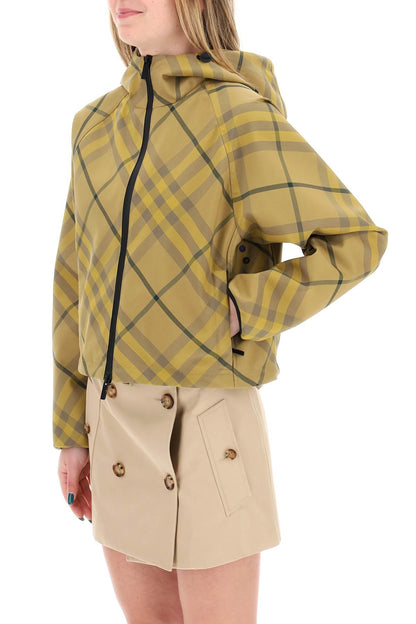 &quot;cropped burberry check jacket&quot;