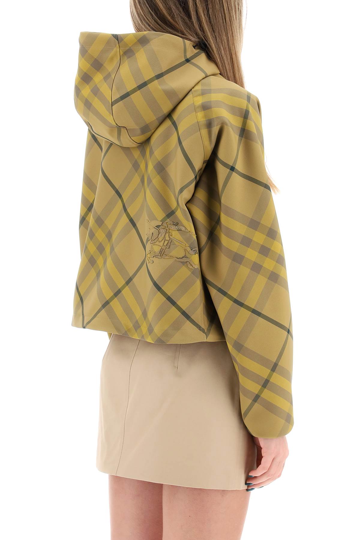 &quot;cropped burberry check jacket&quot;