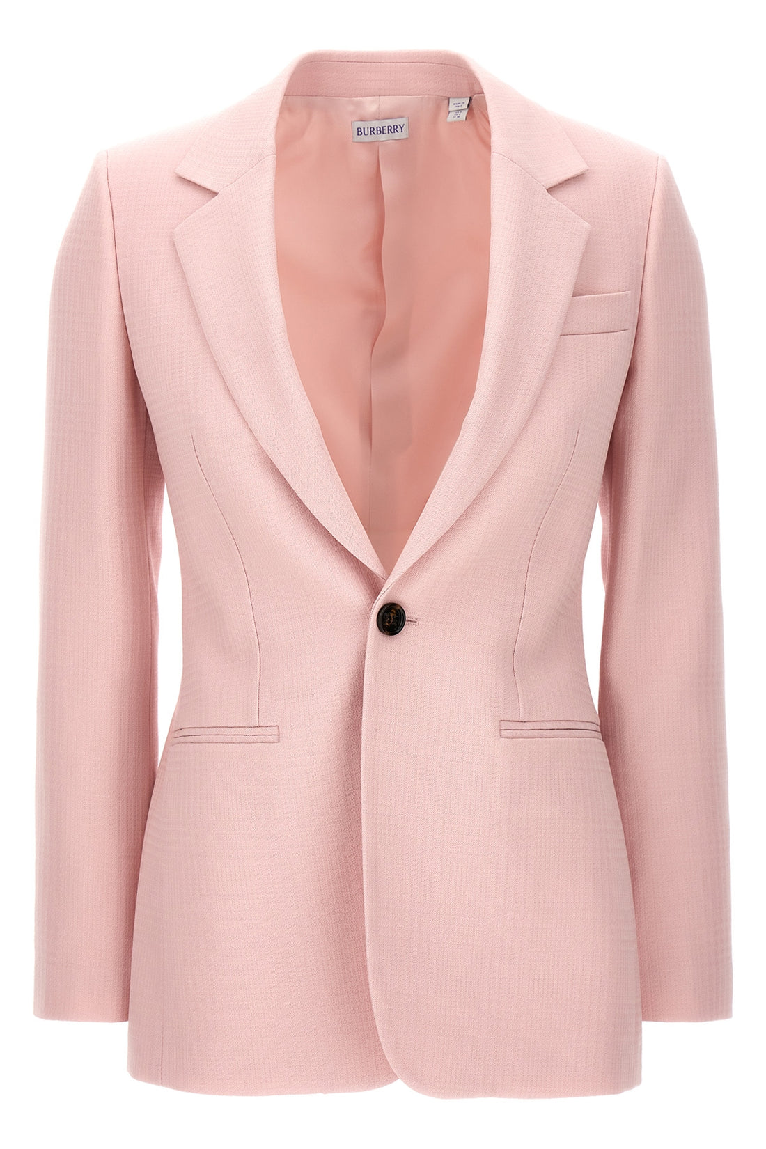 BURBERRY 8 single-breasted tailored wool blazer