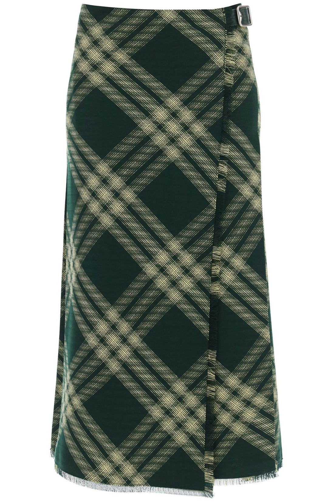 maxi kilt with check pattern