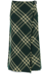 maxi kilt with check pattern