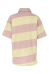 striped cotton polo shirt