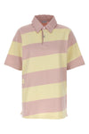 striped cotton polo shirt