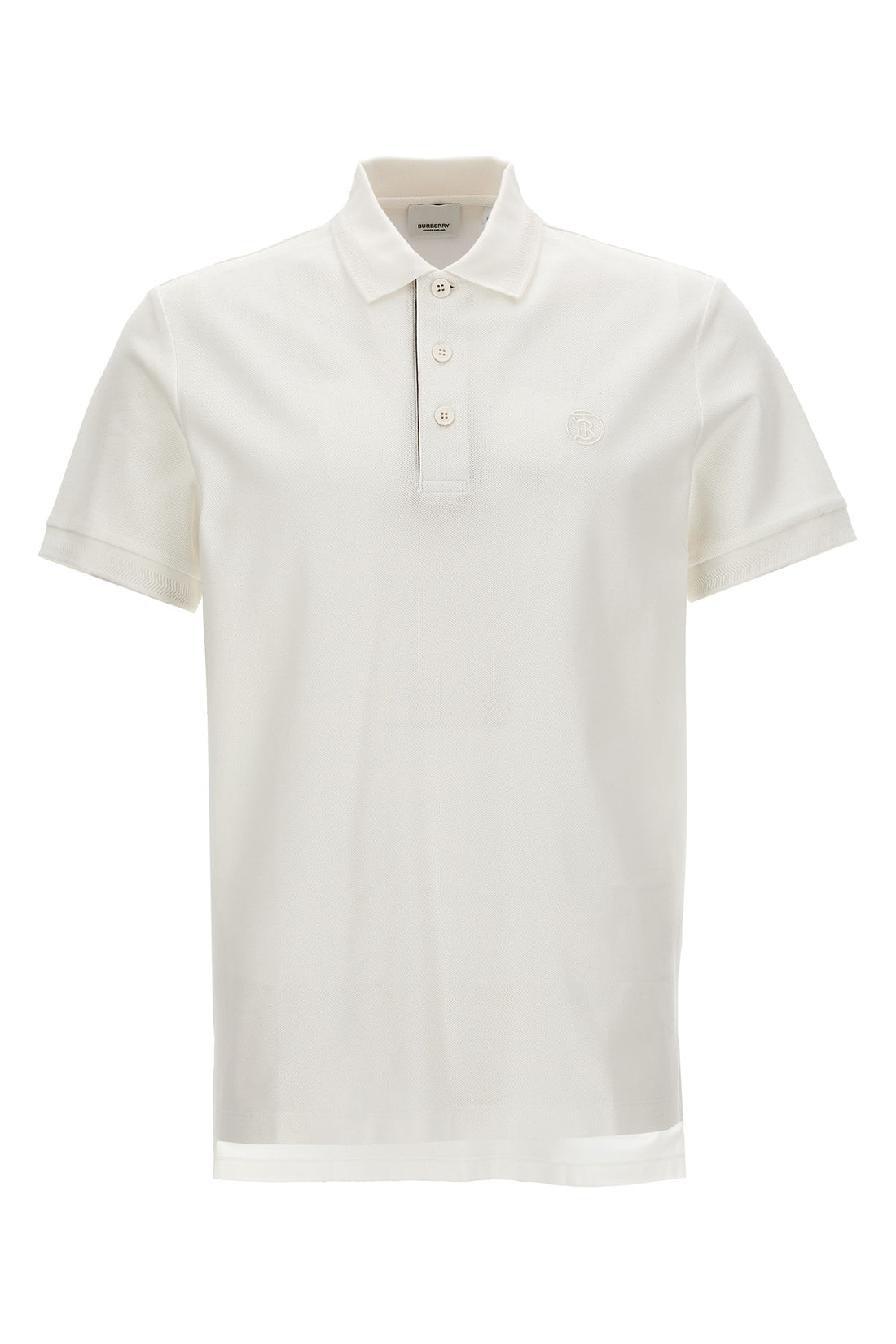 BURBERRY S eddie cotton piquet polo shirt