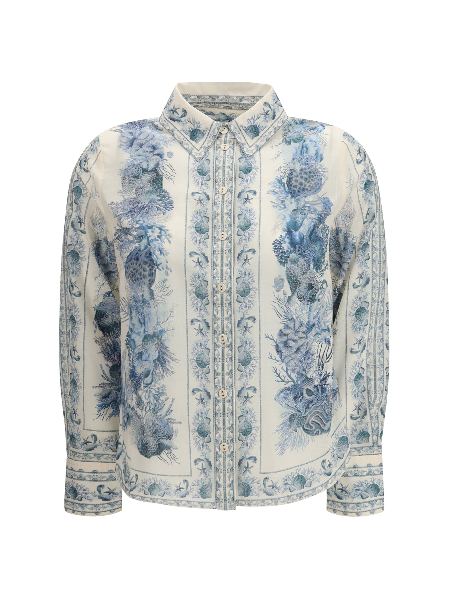 ZIMMERMANN 1 floral-print cotton shirt